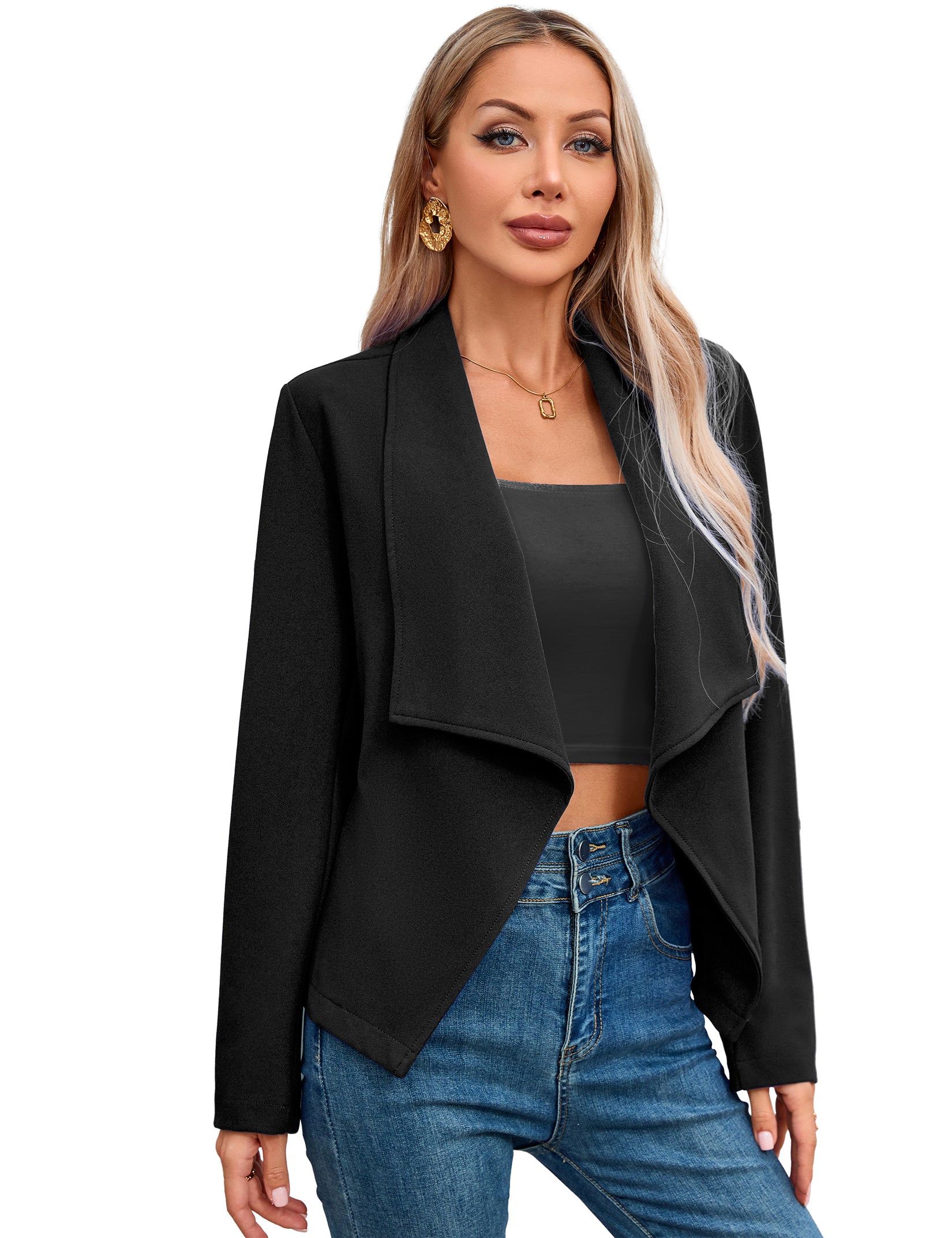 Manteau Court Femme Allegra K Veste En Tweed Femme D'hiver à Revers Cranté Blazer Boutonné Tartan De Bureau à Carraux Avec Manches Longues Manteau Court Blouson Court Chic Beige Noir XS Veste Manteau Court Femme Allegra K Veste En Tweed Femme D'hiver à Revers Cranté Blazer Boutonné Tartan De Bureau à Carraux Avec Manches Longues Manteau Court Blouson Court Chic Beige Noir XS Veste