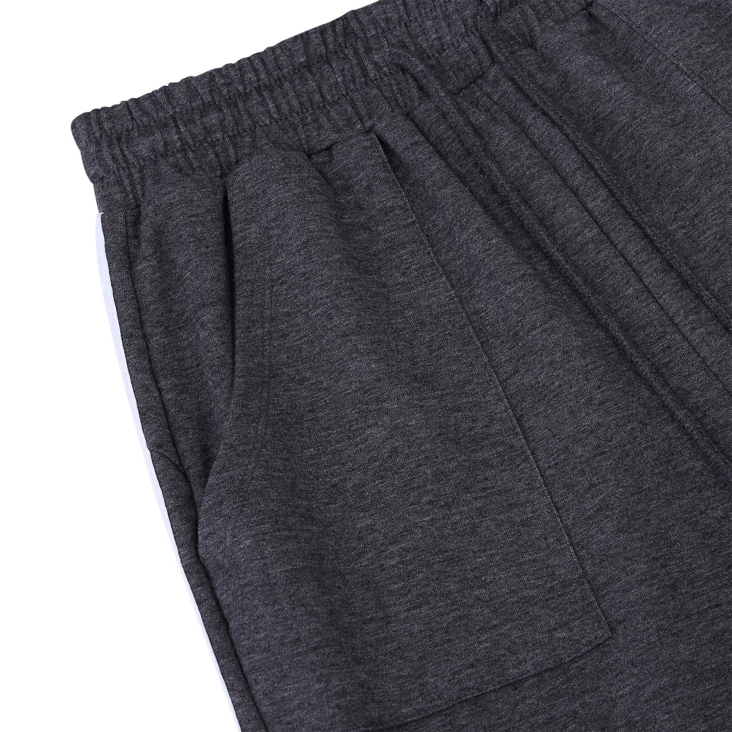 YESFASHION Women's Pockets Casual Sports Pants Grey