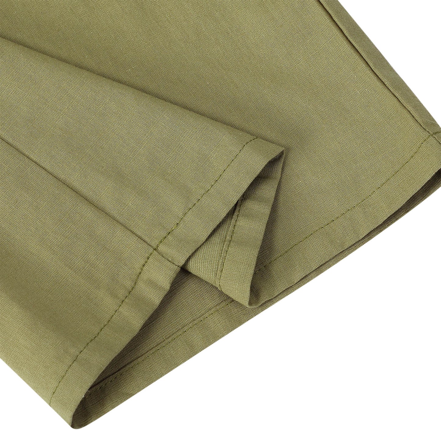 YESFASHION Womens Cotton Linen Pants High Waisted Wide Leg