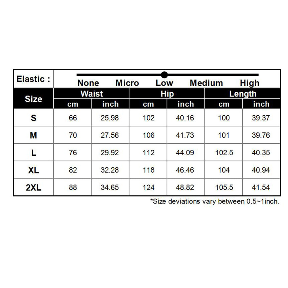 YESFASHION Lace-up Elastic Wide-leg Pants