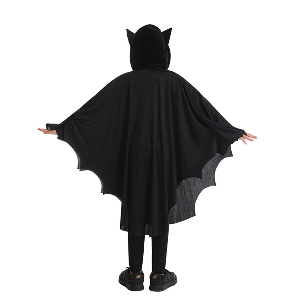 YESFASHION Halloween Kids Vampire Bat Hooded Party Costume