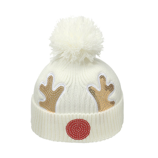 YESFASHION Children Christmas Knitted Hat Winter Hats