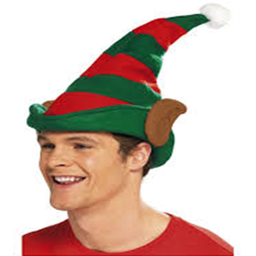 YESFASHION Christmas Hats Men Women Christmas Tree Hats Elf Hats