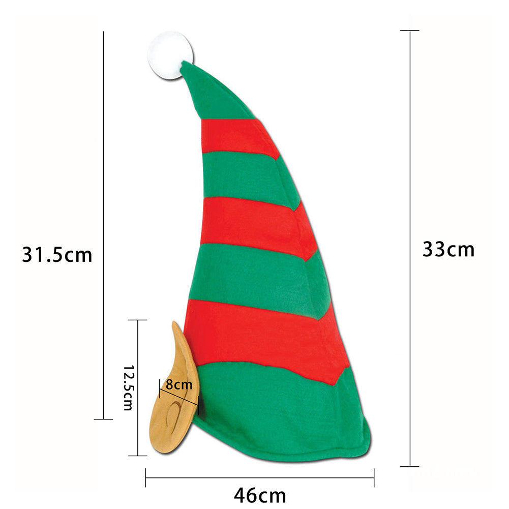 YESFASHION Christmas Hats Men Women Christmas Tree Hats Elf Hats