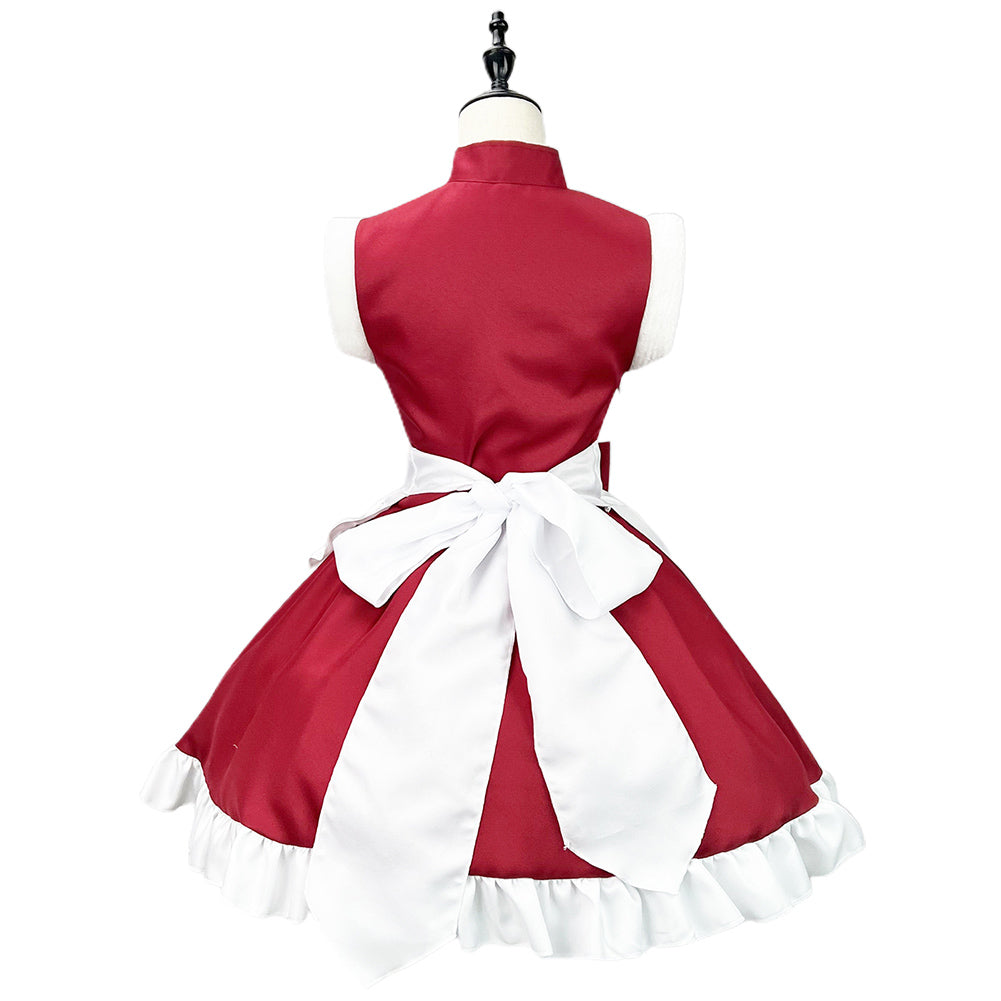 YESFASHION Christmas Chinese Style Maid Costume Cosplay Costume