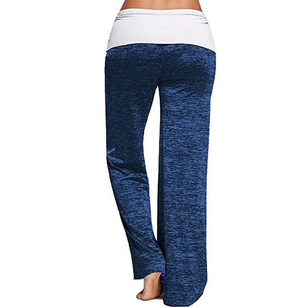 YESFASHION Women Sports Trousers Outdoor Casual Wide-leg Pants