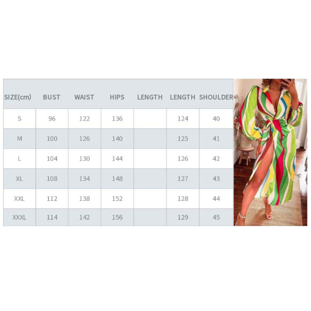 YESFASHION Women Temperament Fashion Long-sleeved Print Dress