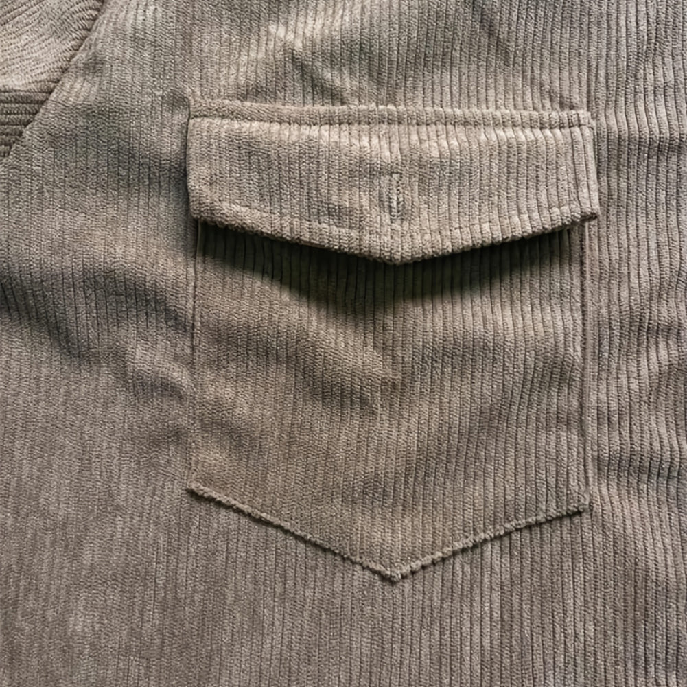 YESFASHION Men Lapel Shirt Casual Cardigan Tops Loose Coats