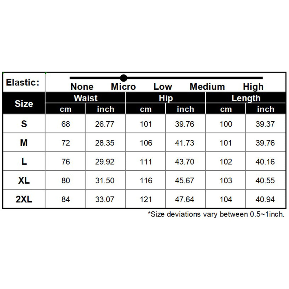 YESFASHION Elastic Waist Solid Belt Wide Leg Pants Trousers Pants