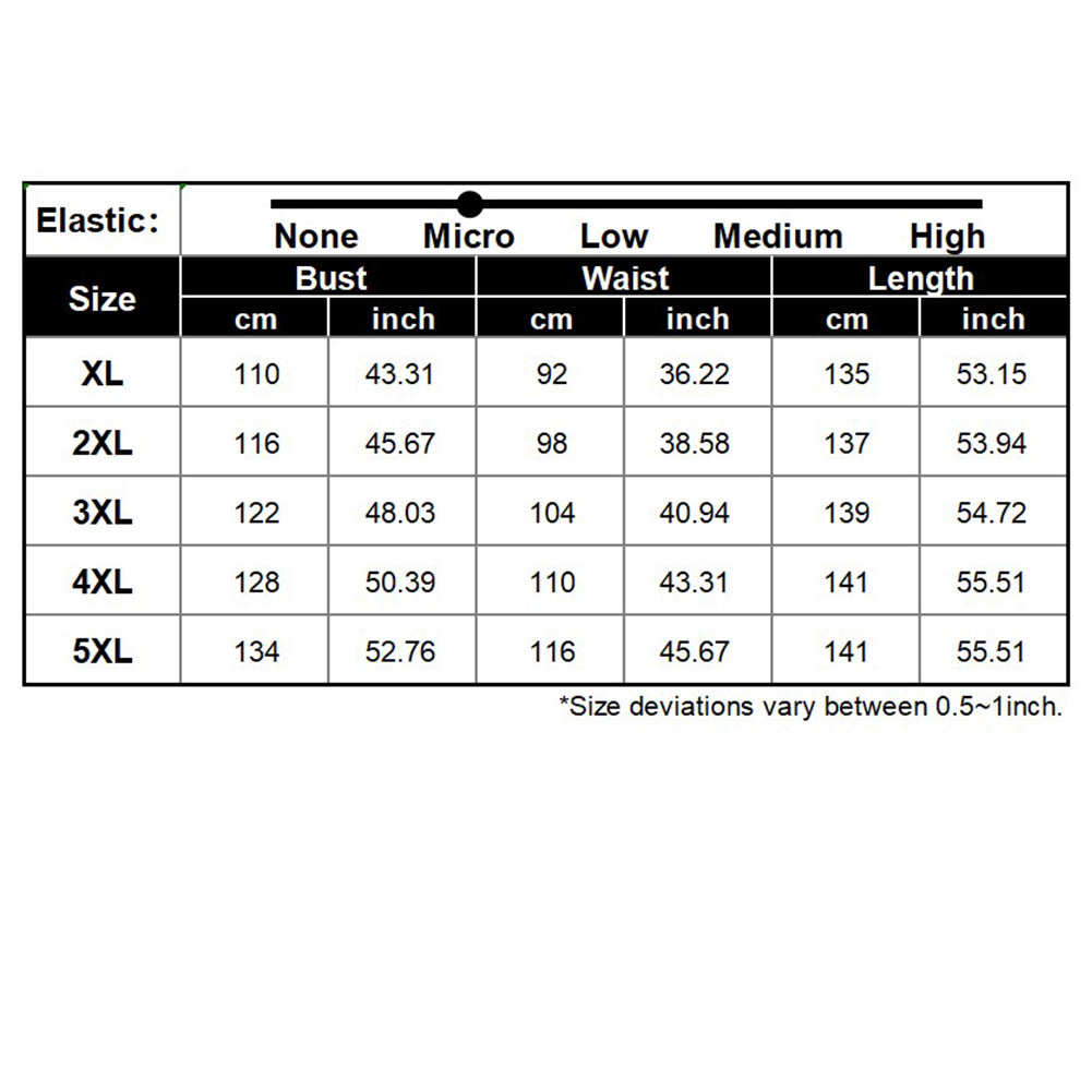 YESFASHION Summer Plus Size Women Dress Bohemian Slit Long Skirt