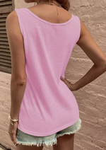 YESFASHION Come On Let's Go Party Tank - Pink Tops