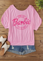 YESFASHION Come On Let's Go Party Cold Shoulder Blouse Tops