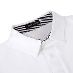 YESFASHION Men's Casual Long Sleeve Collar Slim Button Polo T-Shirt