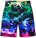 Boys Swim Trunks Quick Dry Swimwear Mesh Bathing Suit UPF 50+ Swimsuits with Mesh Lining 6-8 Years Shark