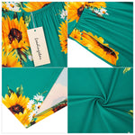 YESFASHION Women's Strapless Graceful Floral Party Maxi Long Dress White