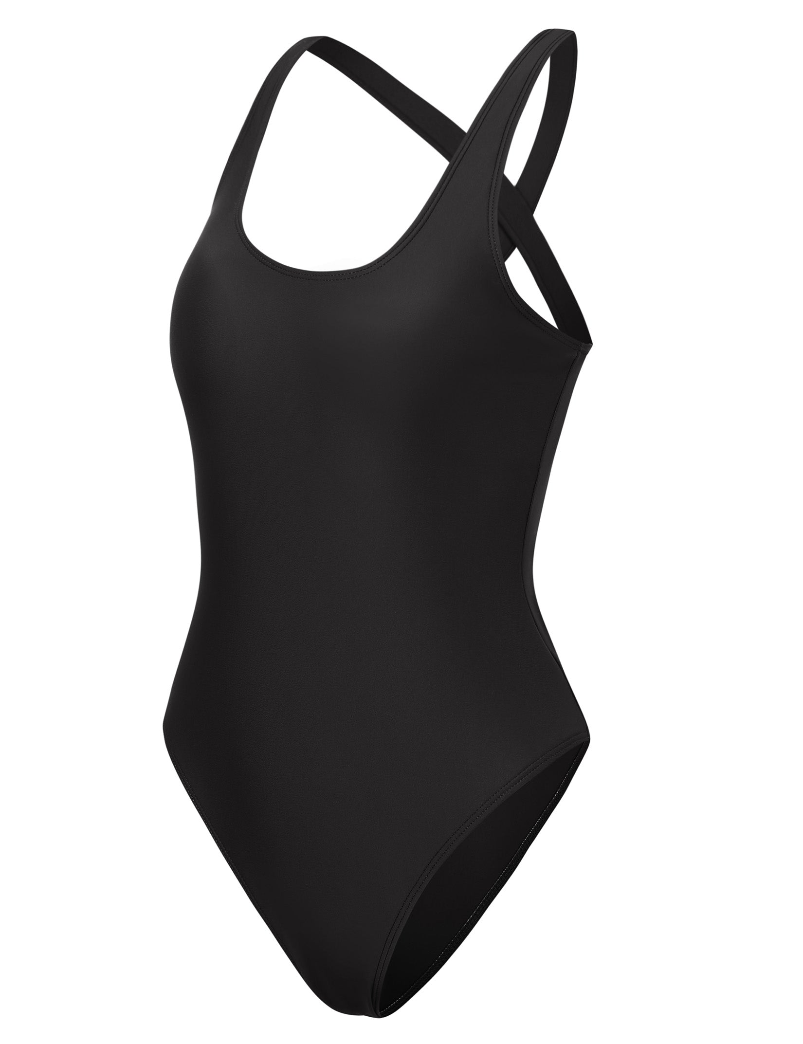 YESFASHION Women Athletic One Piece Swimsuit Racerback Competitive