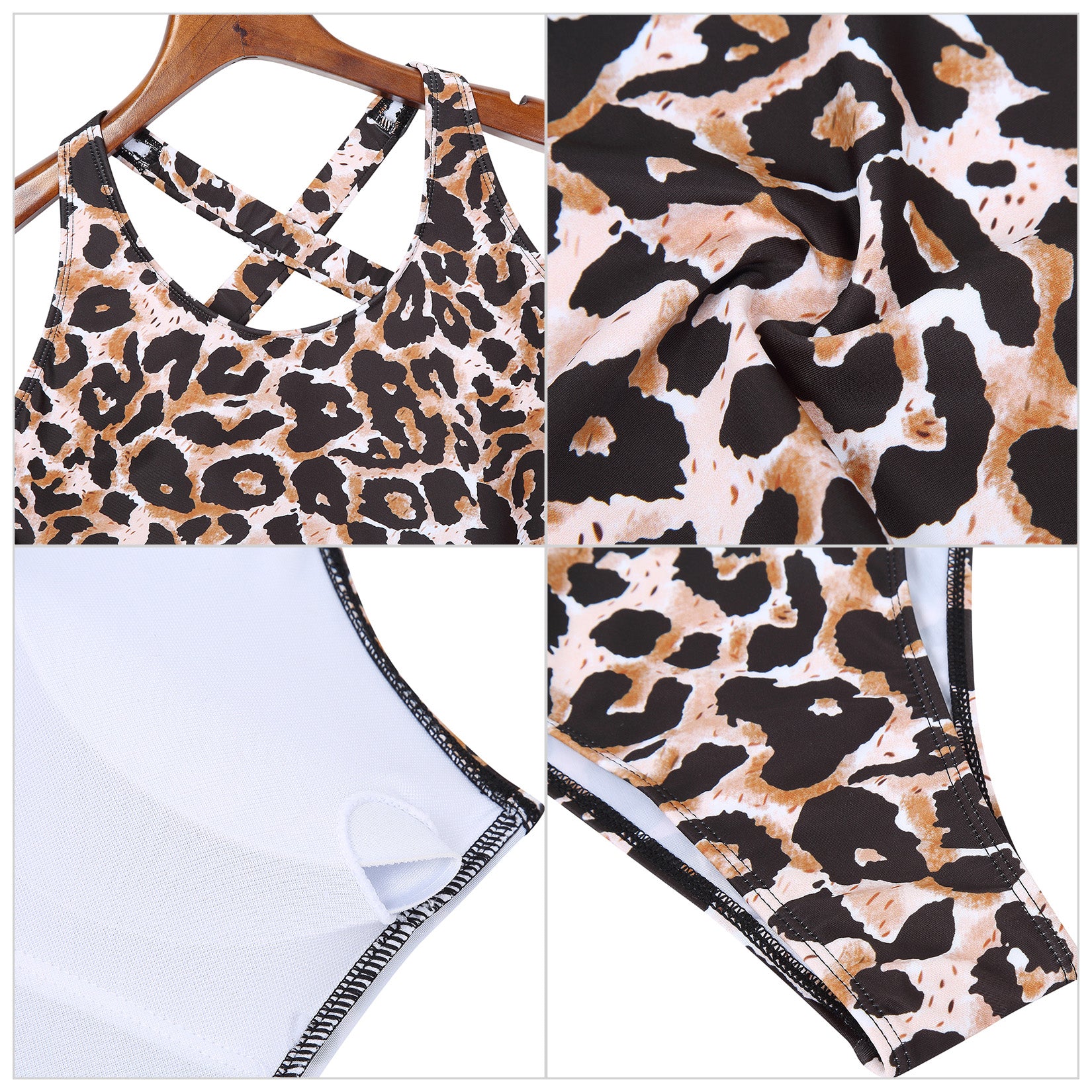 YESFASHION Women Athletic One Piece Swimsuit Racerback Competitive