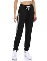 YESFASHION Women's Drawstring Exercise Pants Grey