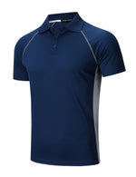 YESFASHION Men's Golf Polo Shirts Short Sleeve Collared T Shirt