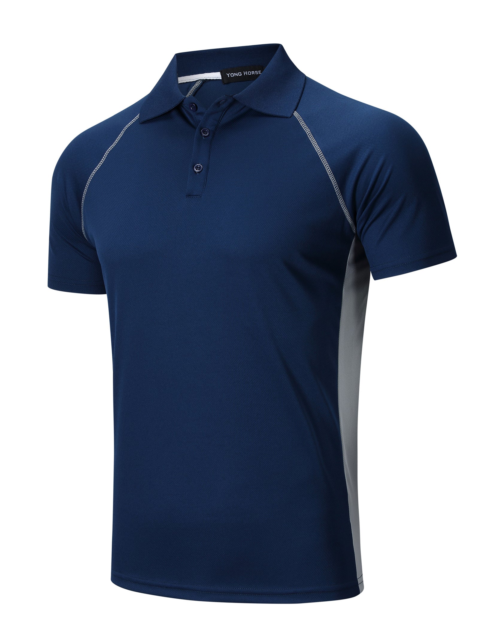 YESFASHION Men's Golf Polo Shirts Short Sleeve Collared T Shirt