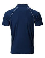 YESFASHION Men's Golf Polo Shirts Short Sleeve Collared T Shirt