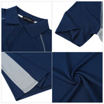 YESFASHION Men's Golf Polo Shirts Short Sleeve Collared T Shirt