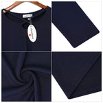 Women's Short Sleeve Tunics Swing Tops Summer Casual V Neck Blouses Loose Basic T-Shirts