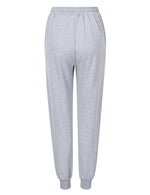 YESFASHION Women's Drawing Pockets Casual Sports Pants Grey
