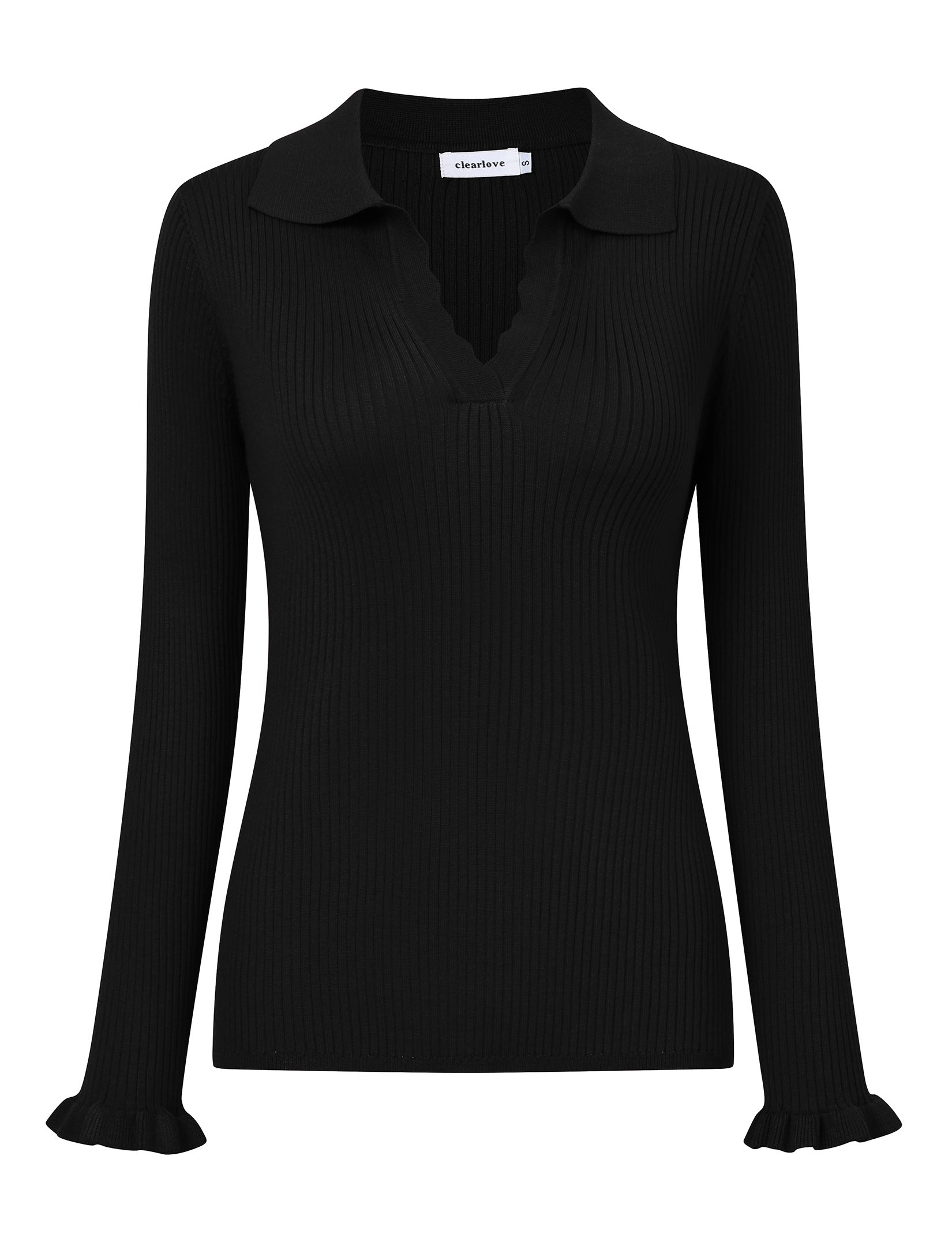 YESFASHION Women's Off Shoulder Top Long Sleeve T-Shirt Black