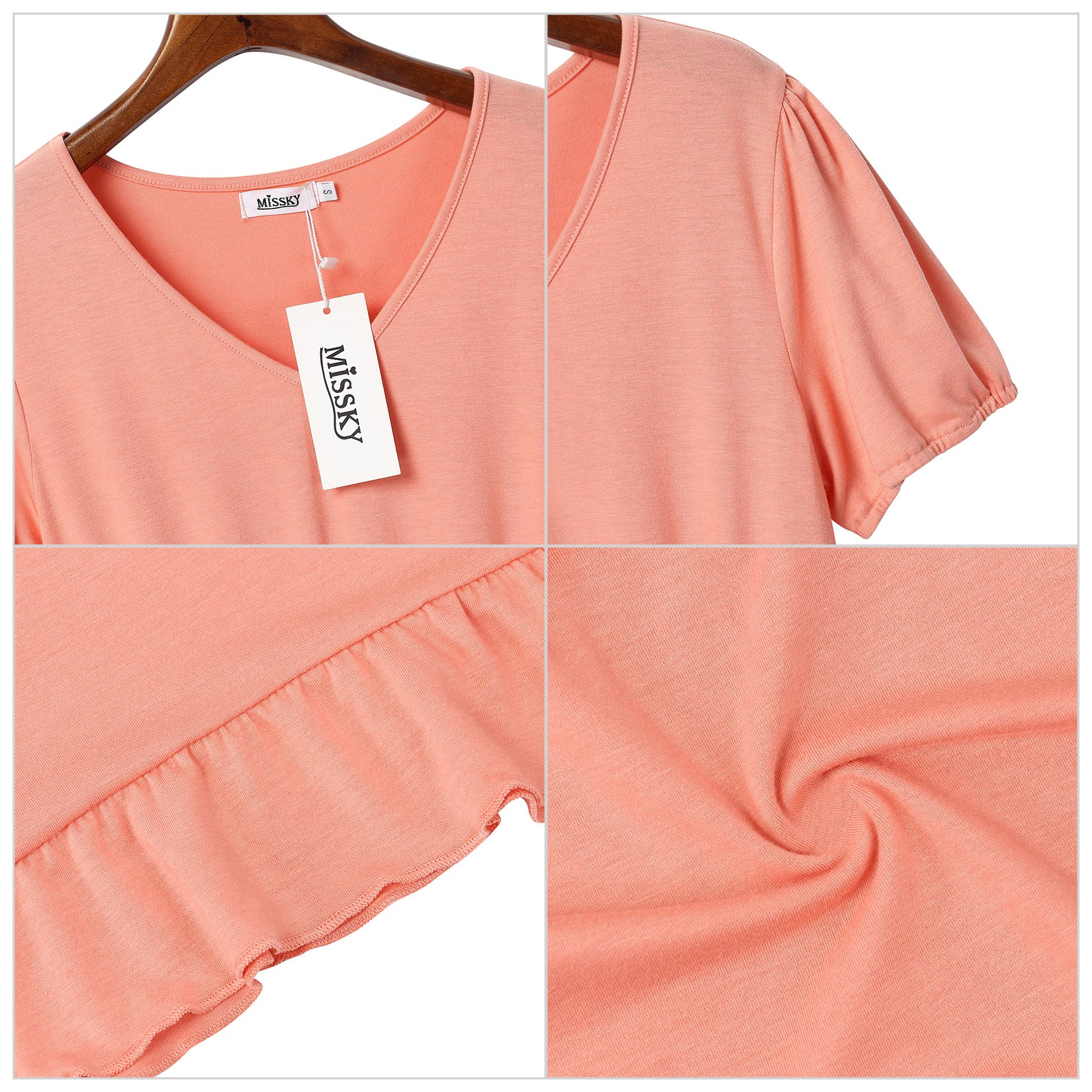 YESFASHION Women's Ruffled Mini Dress