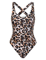 YESFASHION Women Athletic One Piece Swimsuit Racerback Competitive