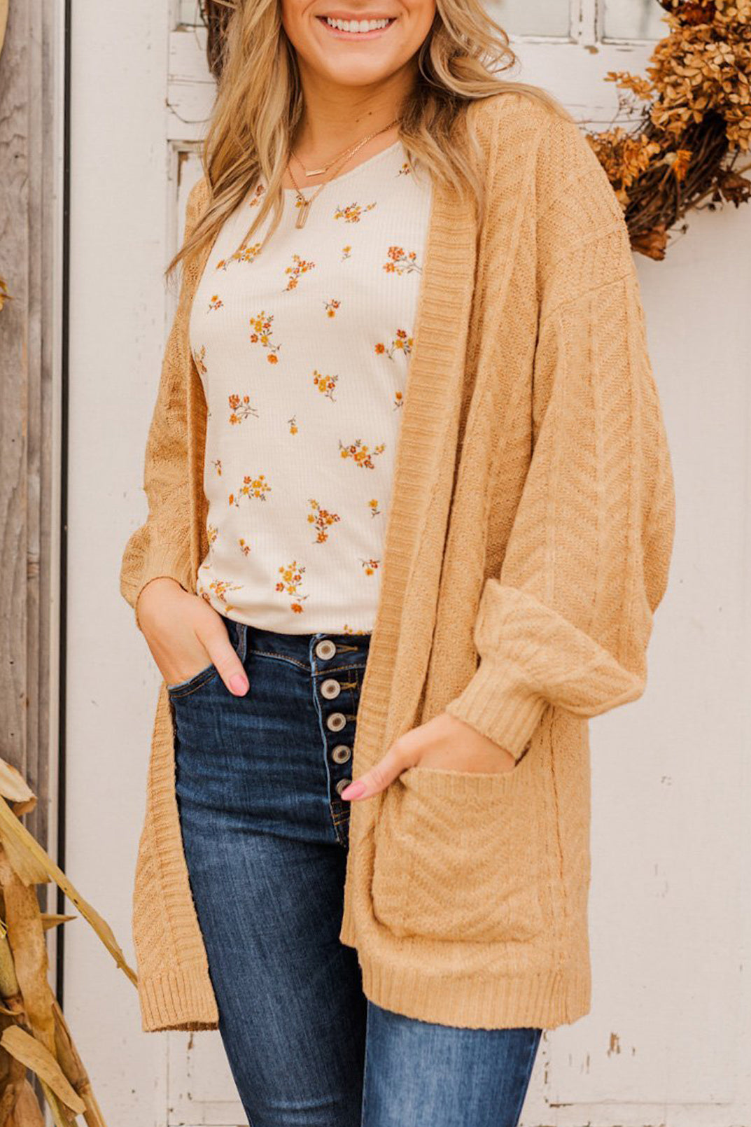 Women's Cardigan Chunky Knit Sweater Cardigan Jacket