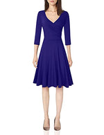 Womens Dresses,V Neck Slim Formal Dresses for Women