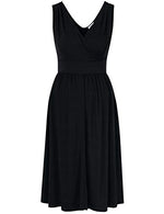 Maternity Dress Women's Scoop Neck Could Shoulder Ruched Maternity Dresses