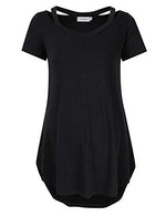 Maternity Shirts 2019 Women's Maternity Tops Cold Shoulder Tunic Tops Casual Tops for Women