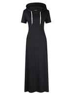 Ladies Slim Fit Sweatshirt Dress Hoodie