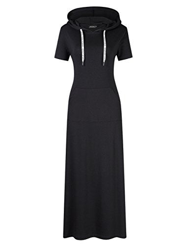 Ladies Slim Fit Sweatshirt Dress Hoodie