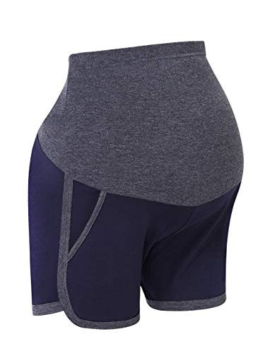 YESFASHION Maternity Leggings Stretch Full Length Secret Pants