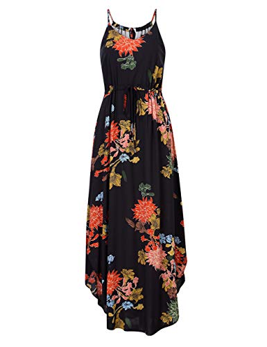 Women Strapless Maxi Boho Vintage Summer Beach Floral Print Hawaiian Party Long Dress