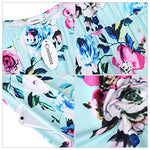 Maternity Dress Women's Off Shoulder Floral Print Casual Maxi Boho Dress