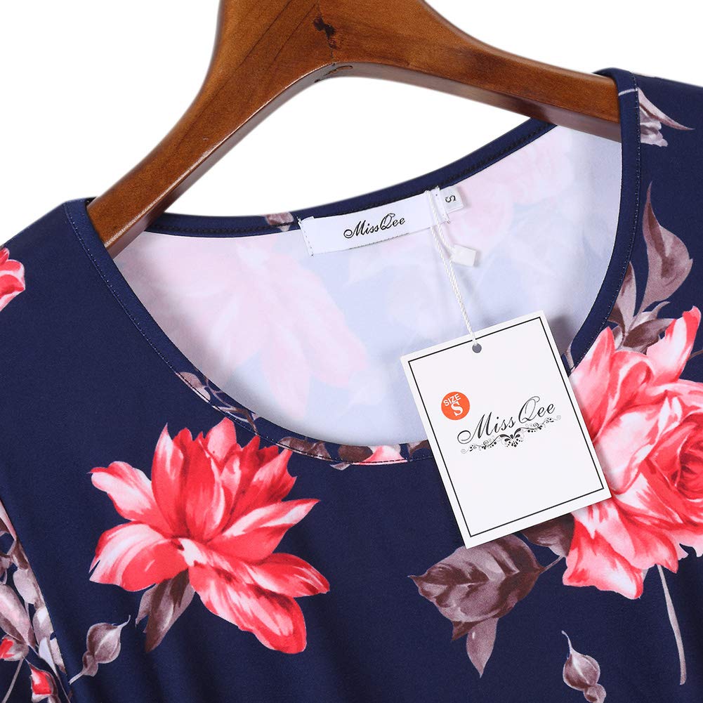 Women's Smocked Elastic Waist Tiered Maxi Dress Square Neck Puff Sleeve Ruffle Maternity Maxi Dress