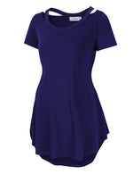 Maternity Shirts 2019 Women's Maternity Tops Cold Shoulder Tunic Tops Casual Tops for Women