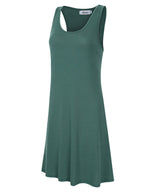 Women Sleeveless Mini Swing Summer Casual Dresses for Women