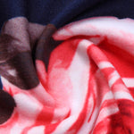 Women's Smocked Elastic Waist Tiered Maxi Dress Square Neck Puff Sleeve Ruffle Maternity Maxi Dress