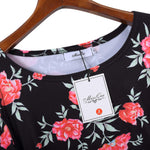 Maternity Dress Women's Scoop Neck Could Shoulder Ruched Maternity Dresses