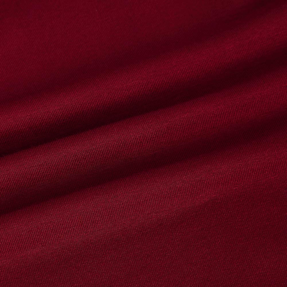 Women Turtleneck Long Sleeve Tunic Casual Short Dress with Lace Hem