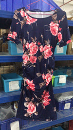 Maternity Dress Ruched Round Neck Maternity Dresses