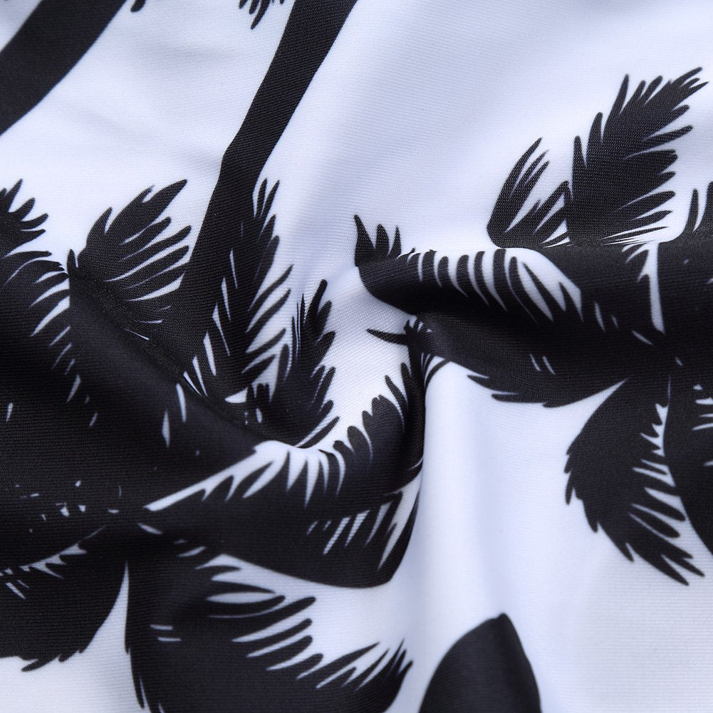 YESFASHION Women's Boho Flounce Falbala Ruffle Bikini Set Swimwear