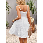 YESFASHION Women Sleeveless Spaghetti Strap Dress