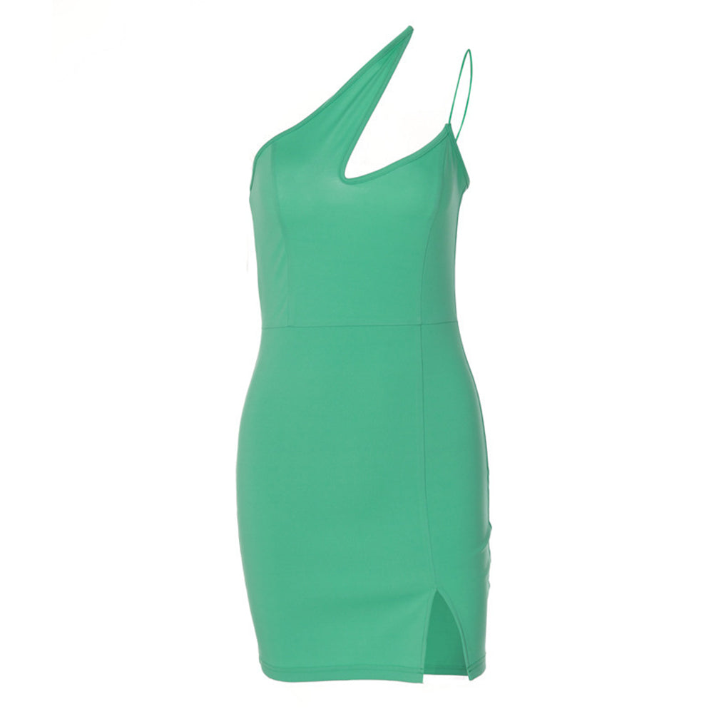 YESFASHION Women Spaghetti Straps Dress For Wedding Prom